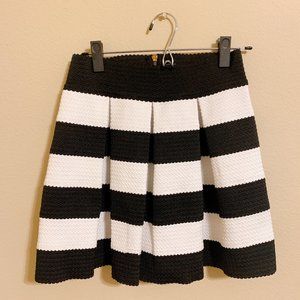 Agaci Striped Pleated Skirt